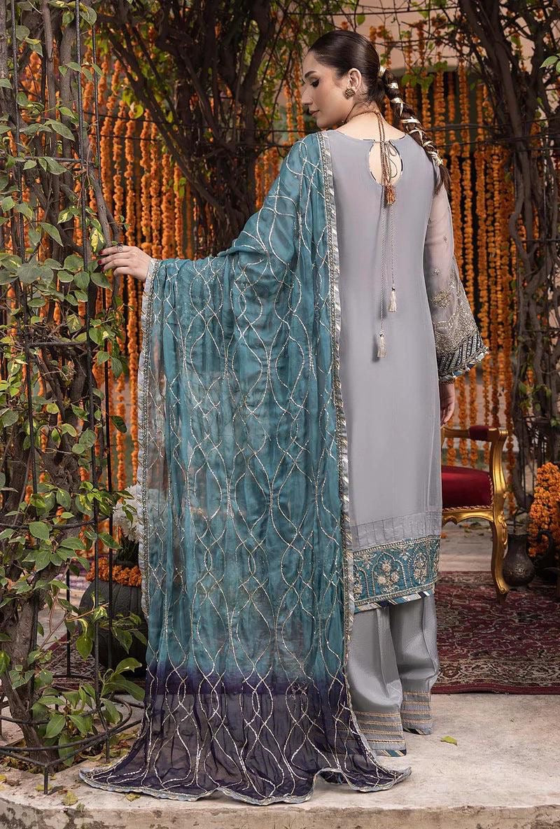 Adan Libas Chiffon Embroidered Unstitched Collection RANG-E-MEHFIL