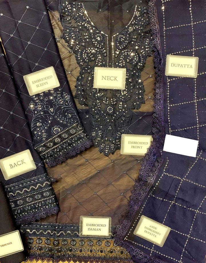 Asim jofa JHILMIL CHIFFON COLLECTION