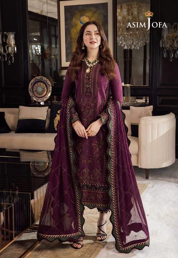 ASIM JOFA
chiifon fully heavy embroidered spengle work