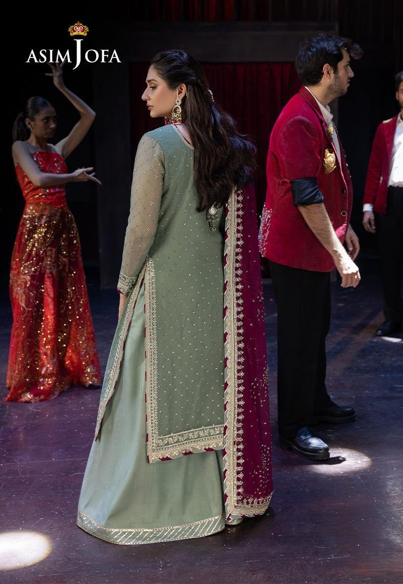Asim Jofa Chiffon Embroidered Unstitched Collection